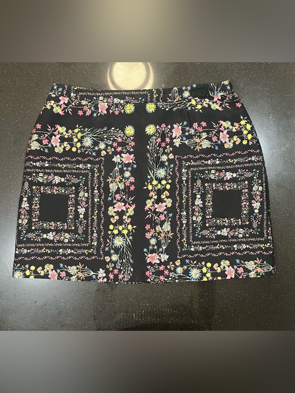 Ted Baker London Annasa Floral Jacquard Mini Skirt